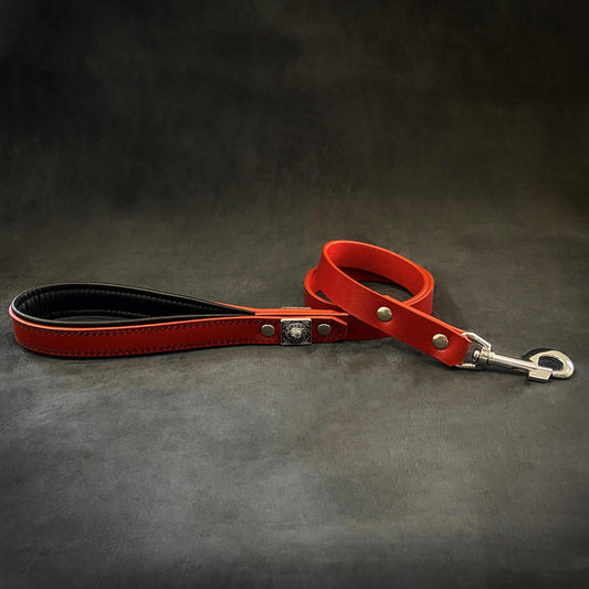 The "Eros" Red Leash 1 inch wide-0