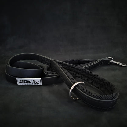 BESTIA DOG SPORT dual handle leash black-1