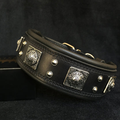 The all Black "Eros" collar 2.5 inch wide-0