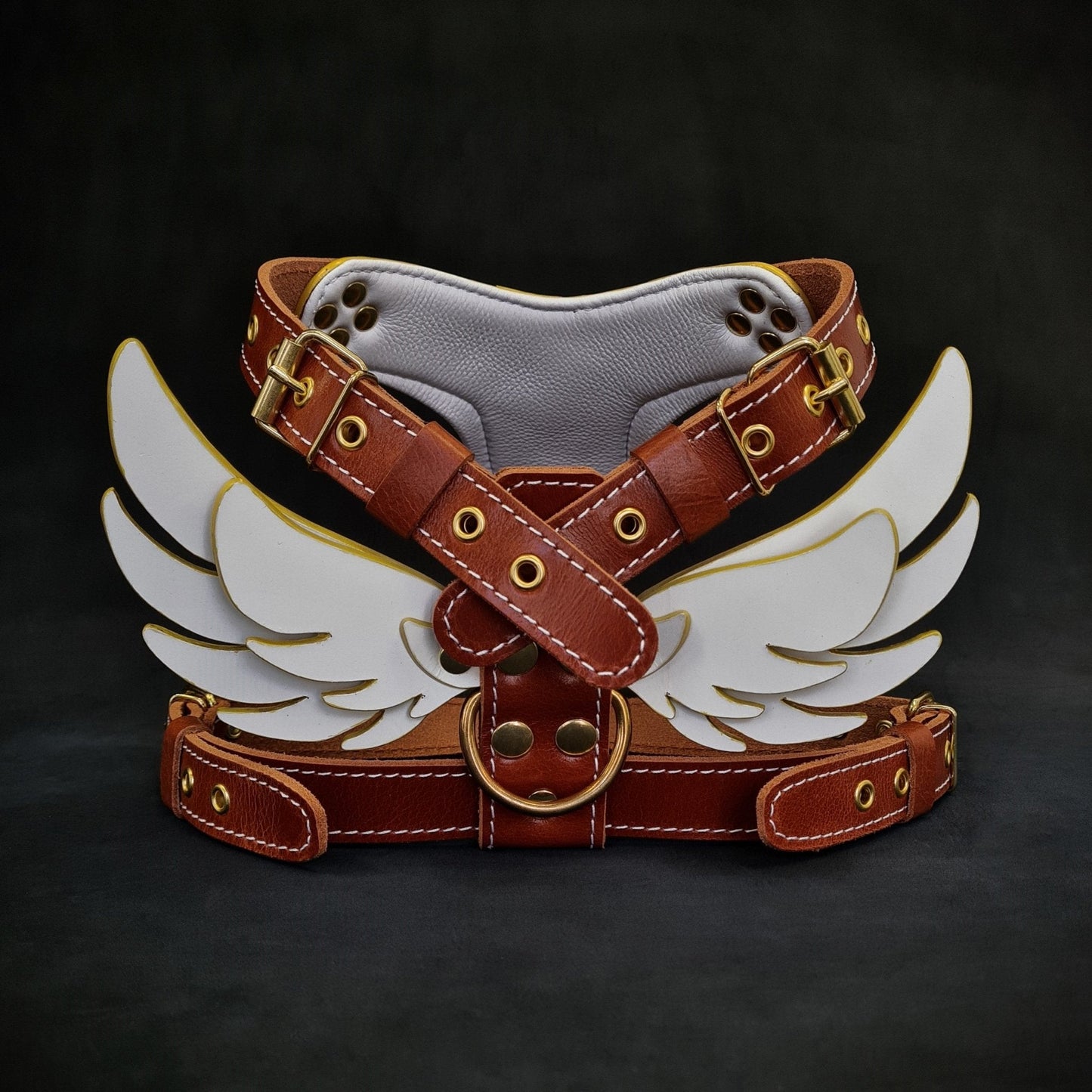 The "Hermes" leather harness -  Large and Giant Breeds-2